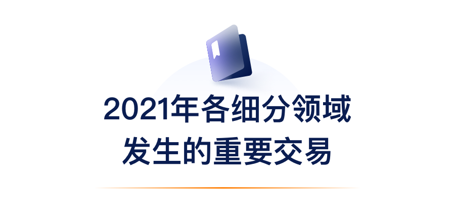 2021年各细分领域发生的重要交易.png 2021年各细分领域发生的重要交易.png